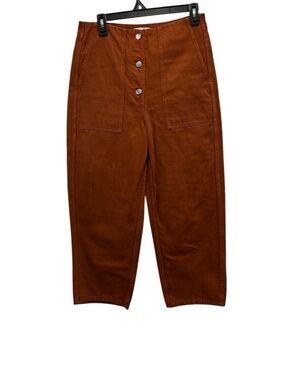 Stockholm Atelier & Other Stories Button-Front High-Waist 70’s Style  size 8